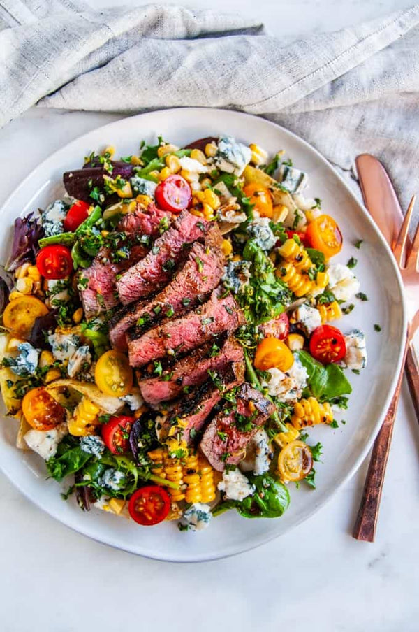 Grilled Steak & Corn Salad - 08.04