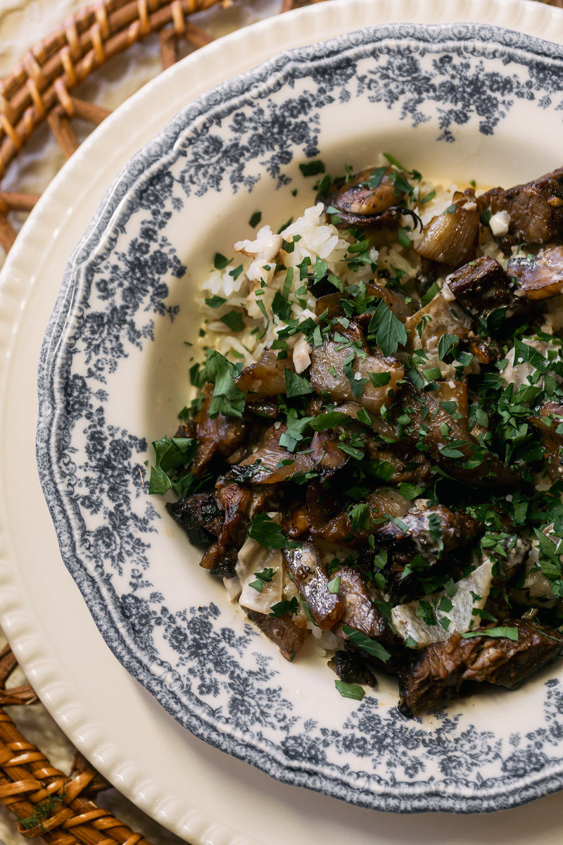 Red Wine Mushroom Beef Stroganoff - 08.25