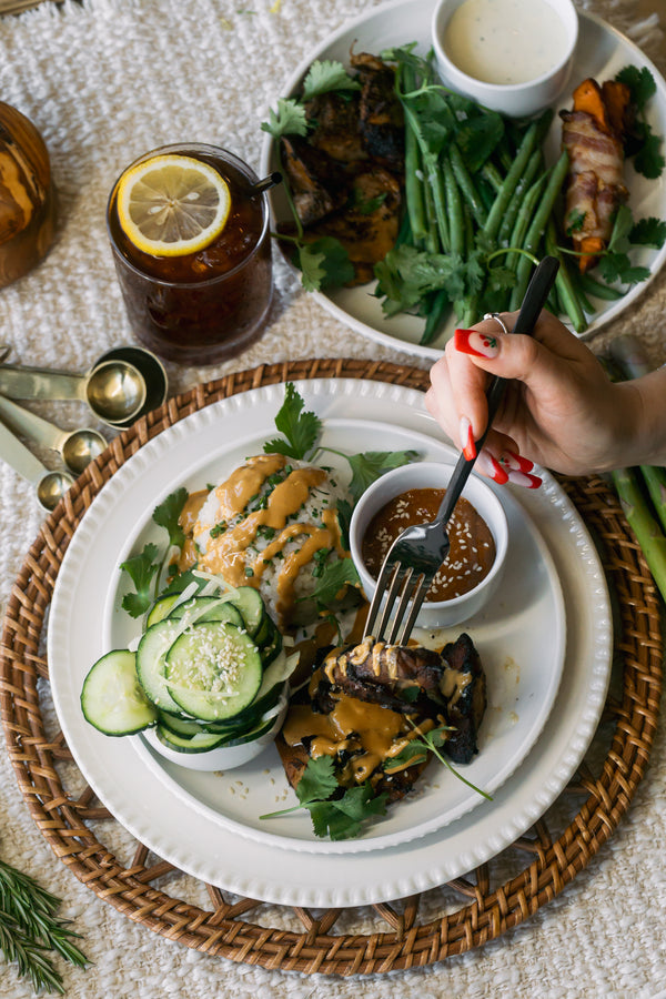 Thai Chicken with “Peanut Sauce” + Coconut Rice - 05.19