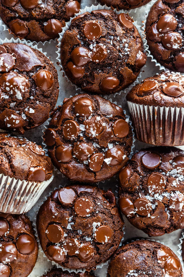 Double Chocolate Chip Paleo Zucchini Muffins - 08.11