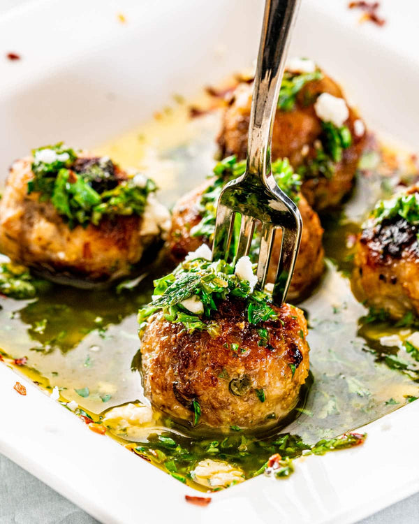 Grass-fed Chimichurri Meatballs -  12.30