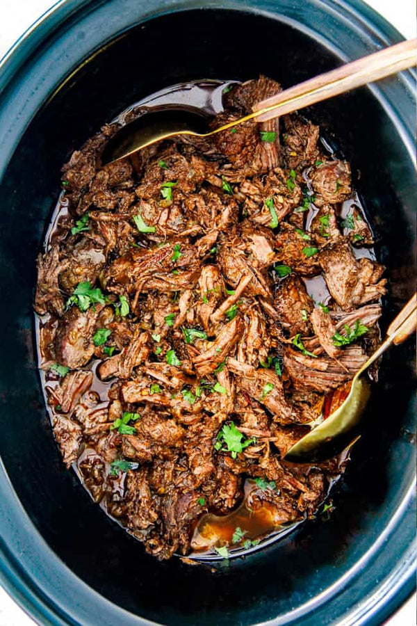 Barbacoa + Rosemary Garlic Sweet Potatoes - 05.12