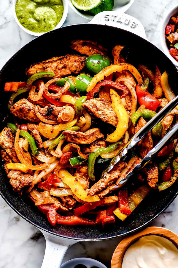 Organic Chicken Fajitas with Bone Broth Rice - 08.25